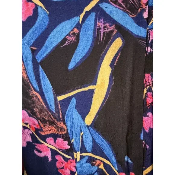 Maeve Anthropologie Dress 4 Black Shift Cold Shoulder Ruffle Lined Women EUC - Picture 5 of 9